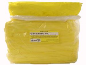 Chemical absorbent cushions