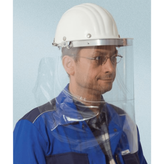 Clear Polycarbonate Visor with PVC