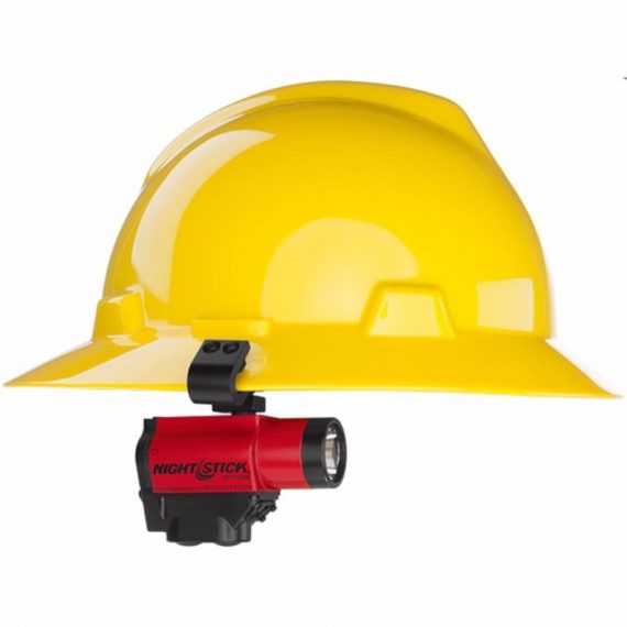 FORTEM™ - Intrinsically Safe Helmet-Mounted Dual-Light™ Flashlight - Red