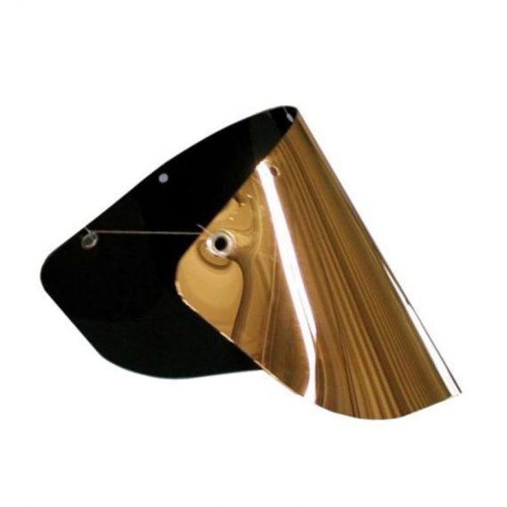 Gold Plated Green Polycarbonate Visor