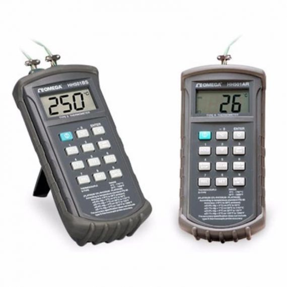 Handheld Digital Thermometers Type R and S Thermocouple, Single and Dual Input