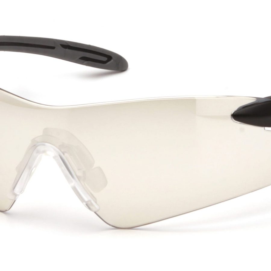 Grey Amber Clear Sun Pyramex INTREPID II Sport Glasses w// Black//Gray Temples
