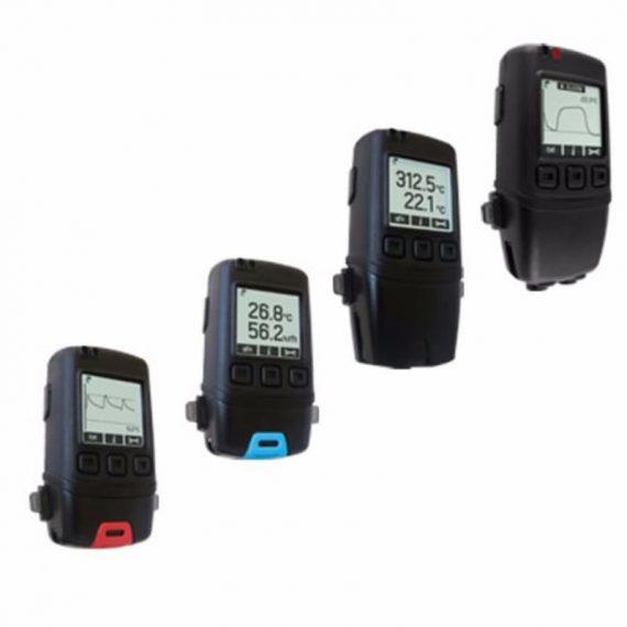 Portable Temperature/Humidity Data Loggers With Graphic Display