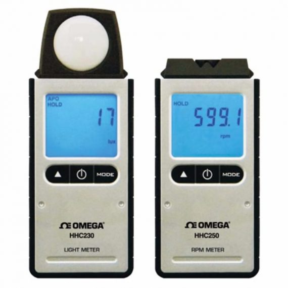 Rugged Handheld Environmental Meters for RPM & Light Measurement