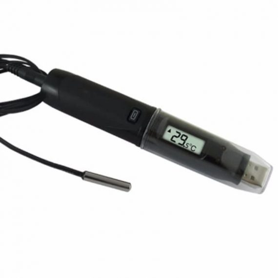 Thermistor Probe Temperature Data Logger with LCD Display