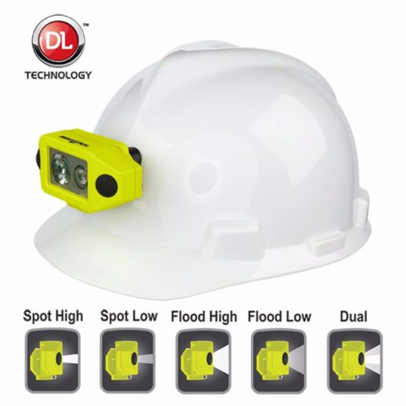X-Series Intrinsically Safe Low-Profile Dual-Light™ Headlamp with Hard Hat Clip