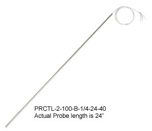 Cut To Length RTD Sensor Probe For Field Adaptable Applications by omega