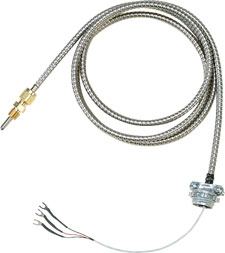 Extruder Thin Film RTD Probes with Compression Fittings by omega