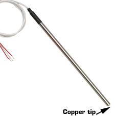 Fast Response Copper Tip RTD Sensors 100 Ohm Class A Platinum Element by omega