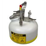 HPLC Safety Disposal Cans 1270 Justrite White
