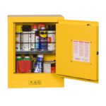 Mini Safety Cabinet 89-MI Justrite Yellow 2