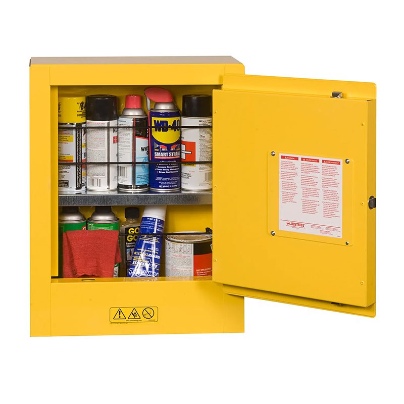 Mini Safety Cabinet 89-MI Justrite Yellow 2