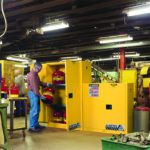 Sure-Grip® EX Classic Safety Cabinets 89-CL Justrite flammable cabinet Yellow 4