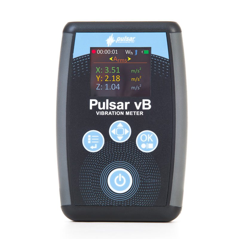 HAV Meter – Pulsar vB hand arm vibration meter
