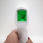 Non-Contact Infrared Forehead Thermometer, Digital
