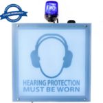SafeEar MAX XL noise activated hearing safety sign